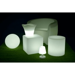 Cube de décoration lumineuse - 40 cm