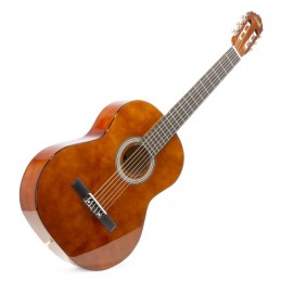 Pack guitare classique SoloArt, naturel foncé