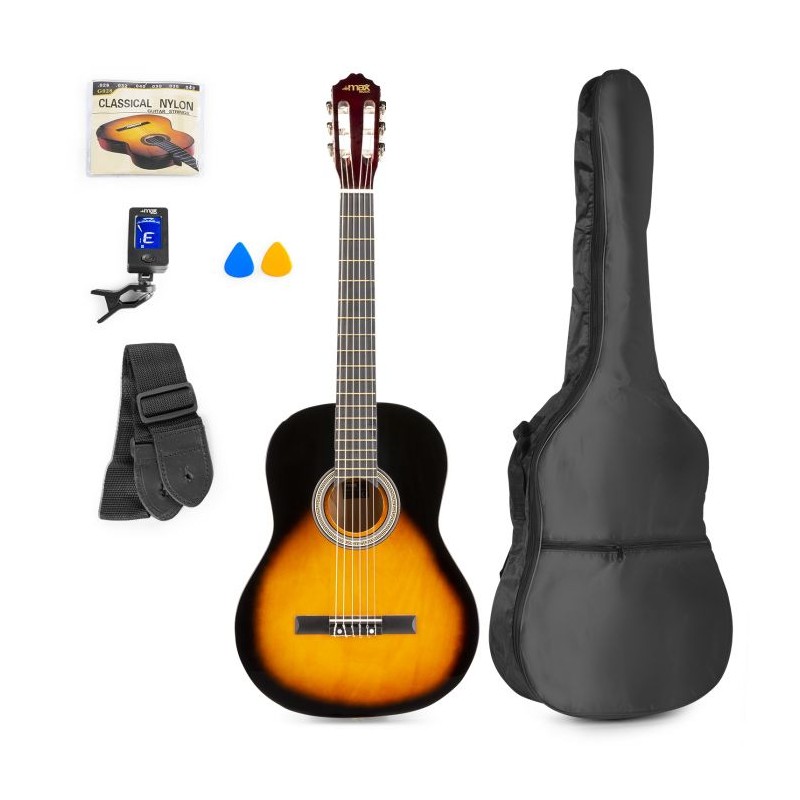 Pack guitare classique SoloArt, sunburst