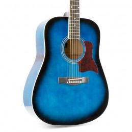 Pack guitare SoloJam Western, bleue