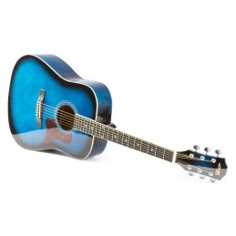 Pack guitare SoloJam Western, bleue