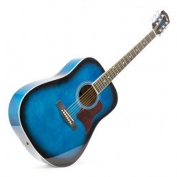 Pack guitare SoloJam Western, bleue