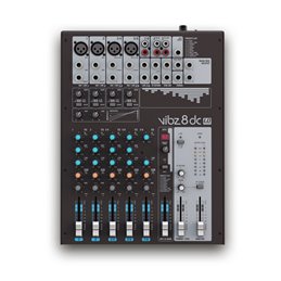 Table de mixage 8 canaux avec effets et compresseur intégrés