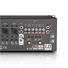 Mixeur 4 zones rackable 3 U