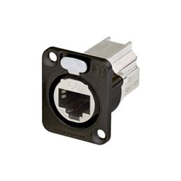 Embase etherCON au format D, CAT6, noir