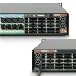 Amplificateur Sono 4 x 2200 W 4 Ohms avec Module DSP avec AES/EBU