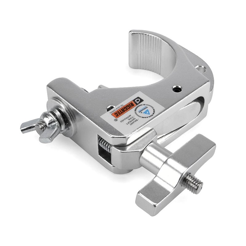 Pince Smart Hook Slim Clamp Mini finition argent jusqu’à 200 kg (48 - 51 mm)