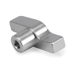 Écrou à ailettes argent filetage M8