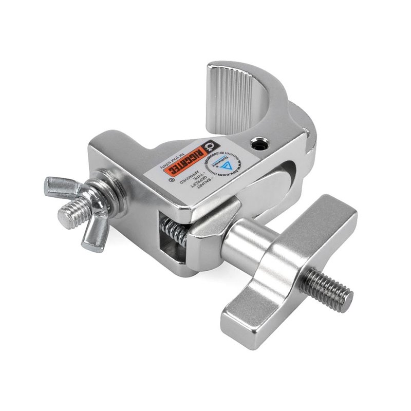Pince Smart Hook Slim Clamp Mini finition argent jusqu’à 75 kg (32 - 35 mm)