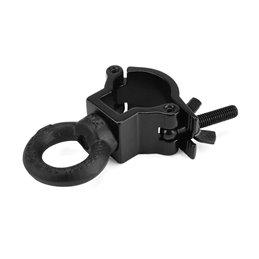 Demi-coupleur petit noir avec œillet jusqu'à 75 kg (32 - 35 mm)