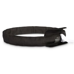 Black round sling," Steelflex", circumference 1 m load capacity of 2 t