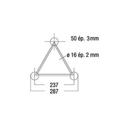 STRUCTURE ALU 290 0M25 FORTE CHARGE